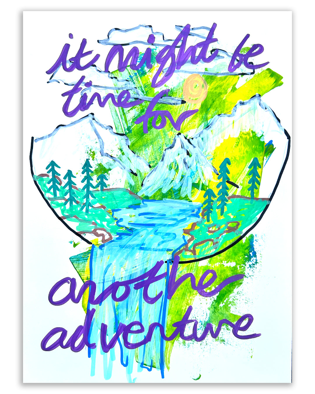 Another adventure. Note painting.