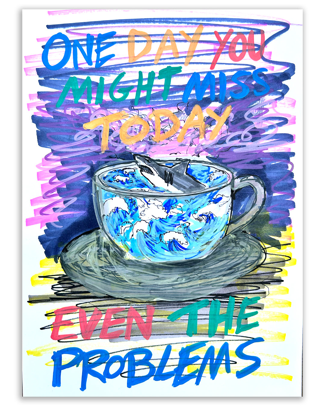 Even the problems. Note painting