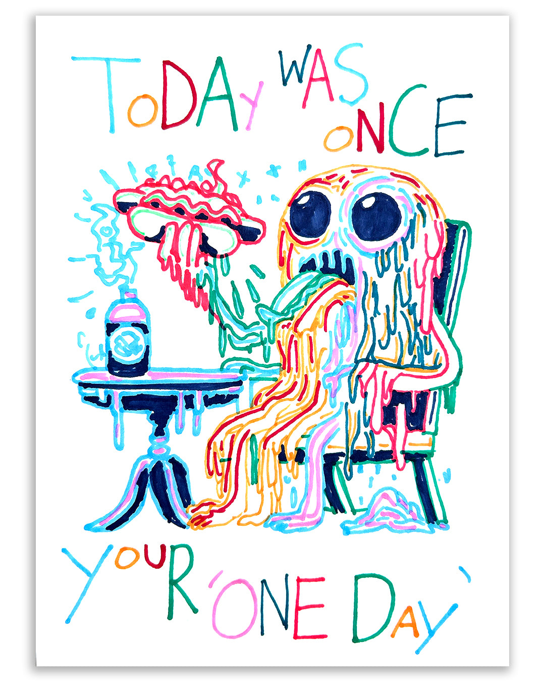 Your one day. Note painting