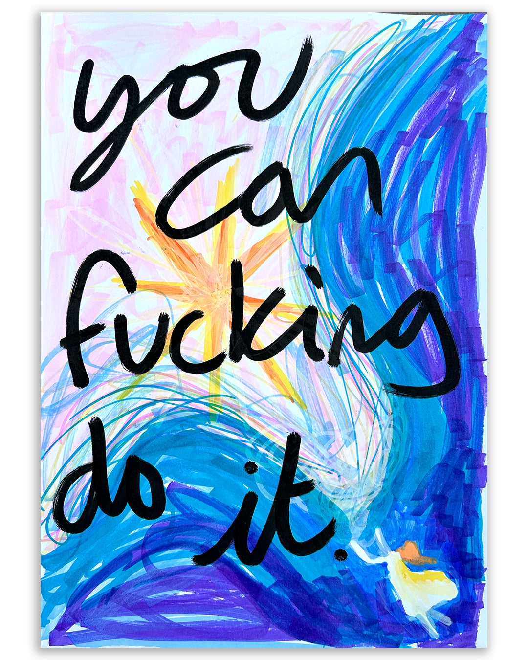 Can fucking do it. Note painting