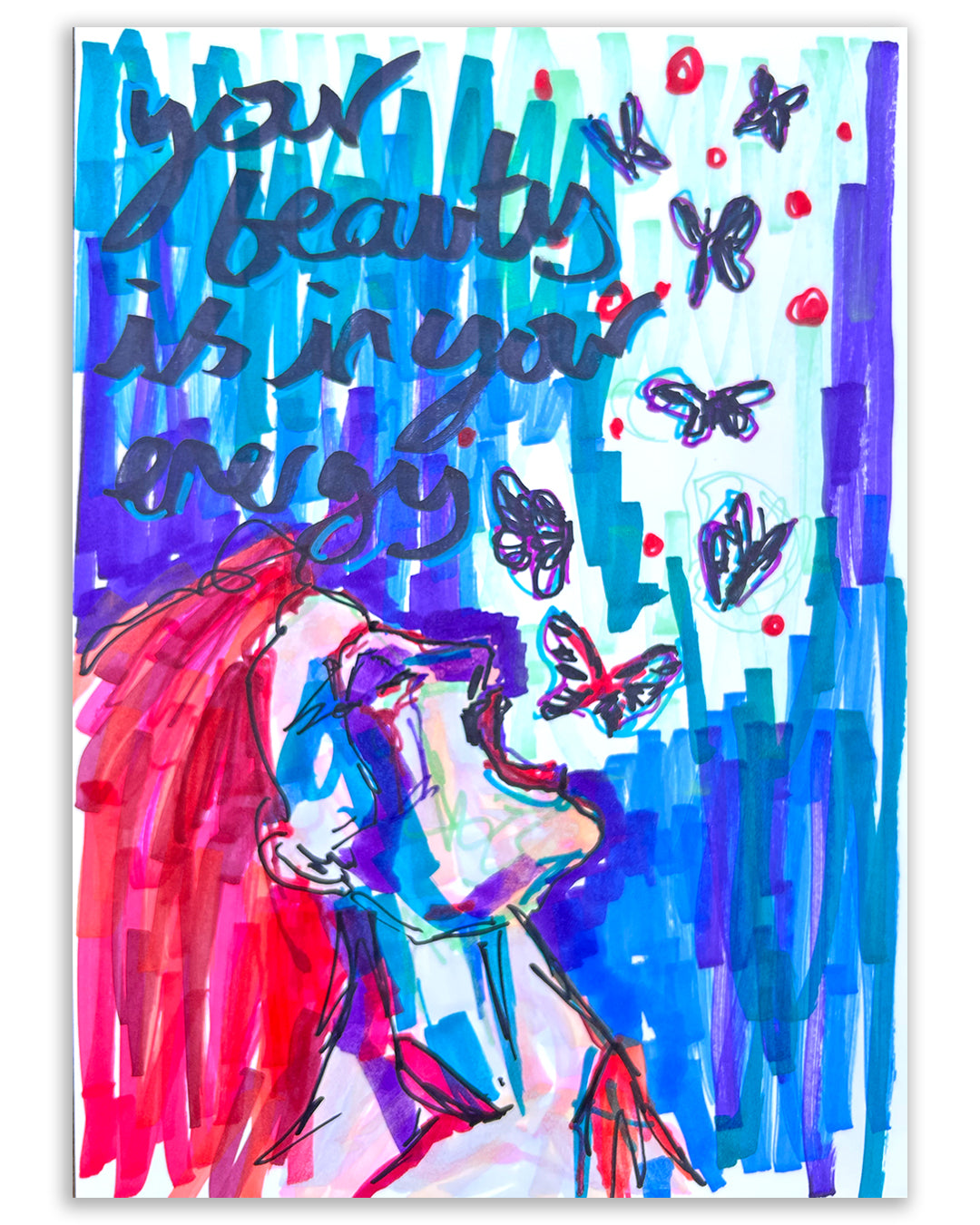 In your energy. Note painting