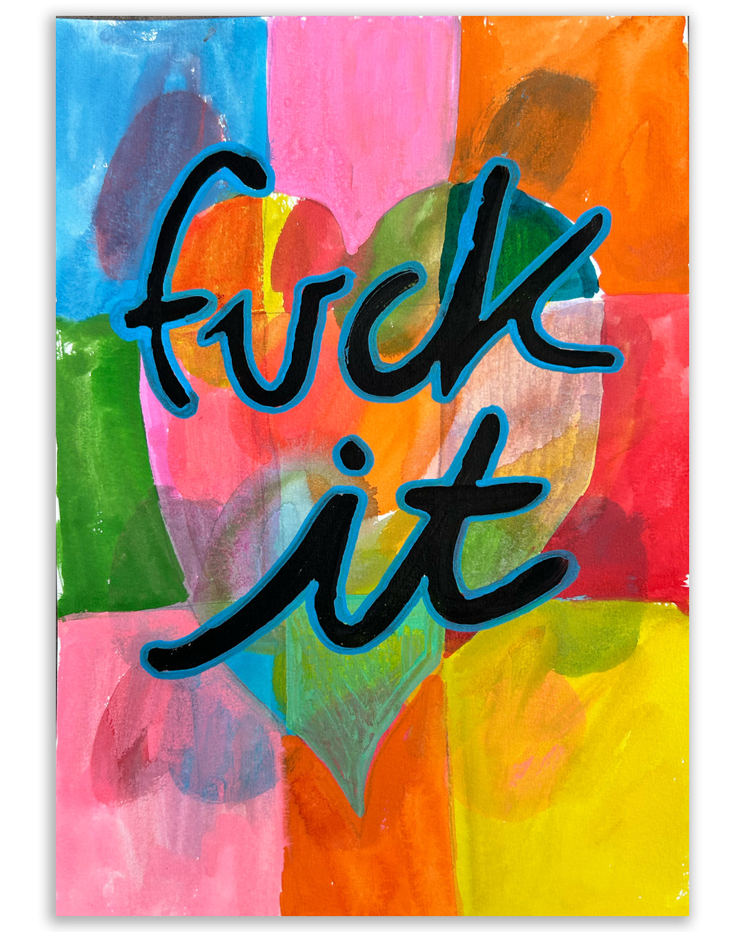 Fuck it. Note painting
