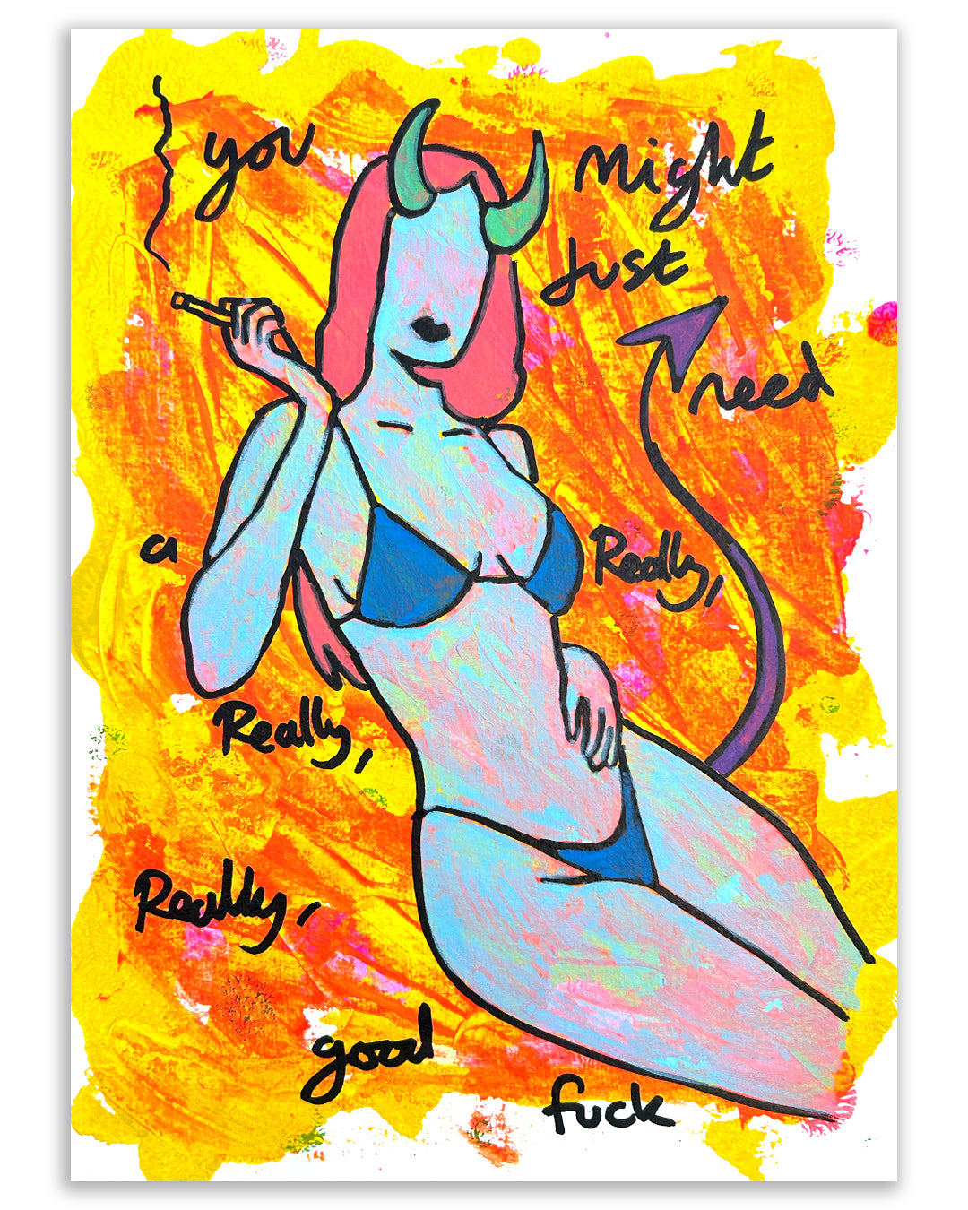 Good fuck. Note painting