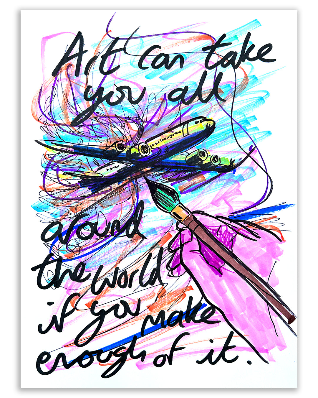 If you make enough of it. Note painting