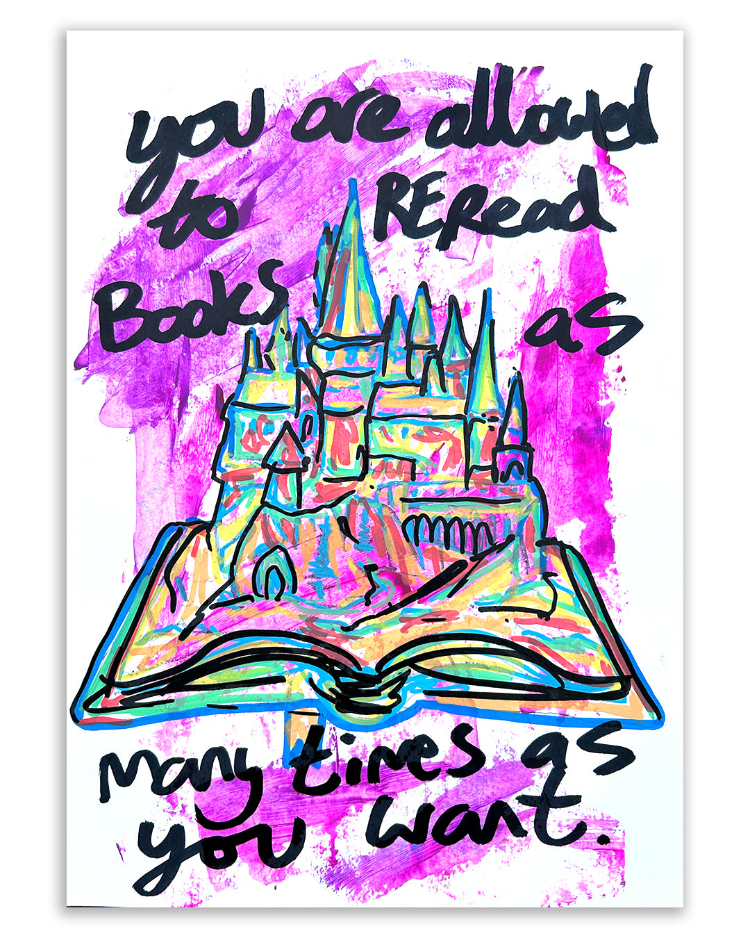 As many times as you want. Note painting.