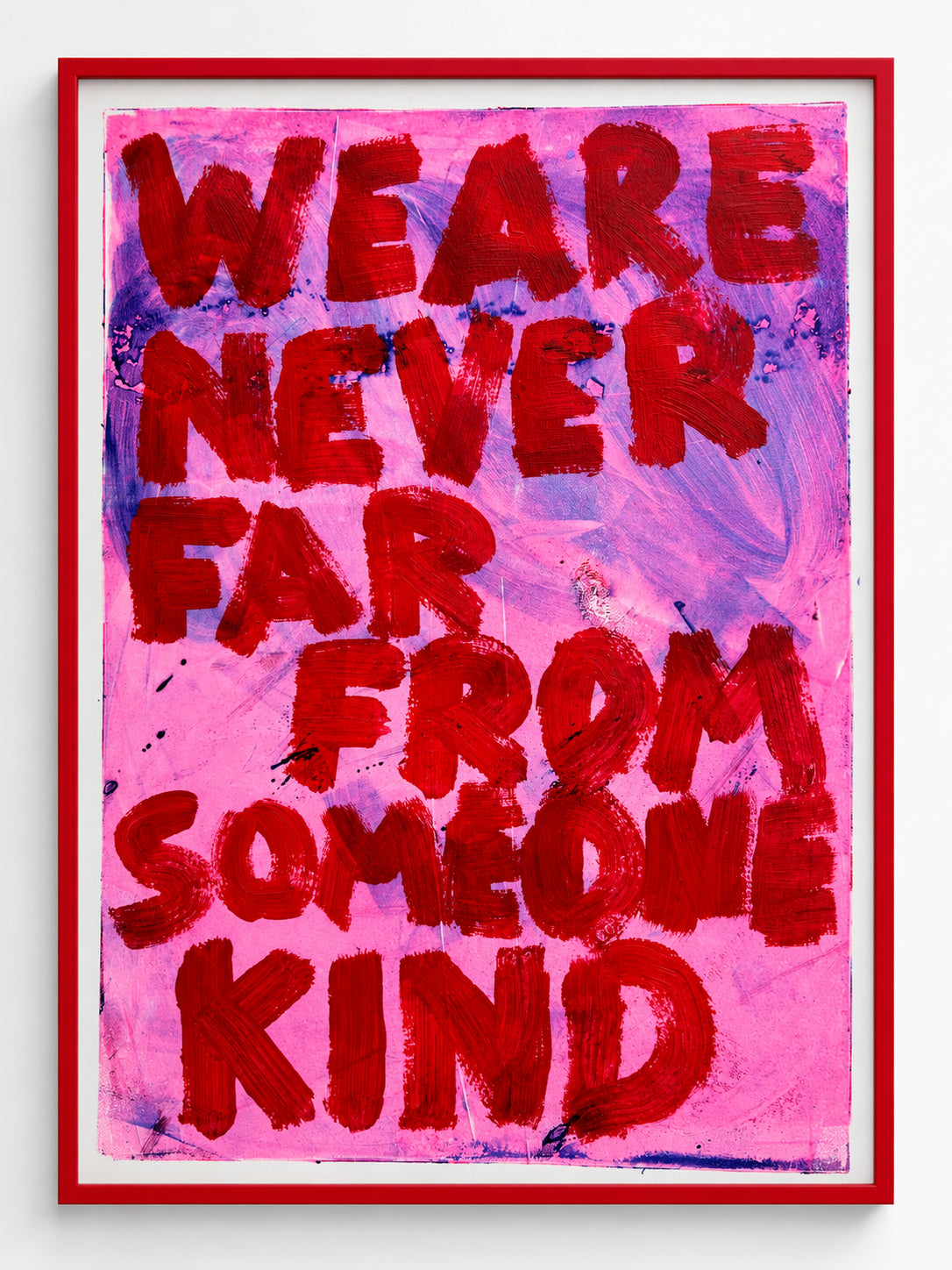We are never far from someone kind