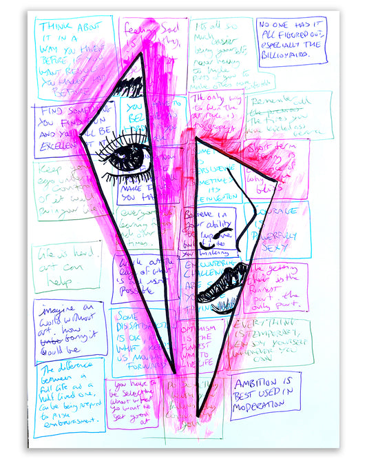 Face shards.  Note painting.