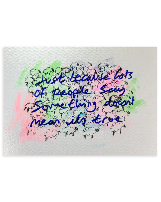 Note Painting. 'Just Because'