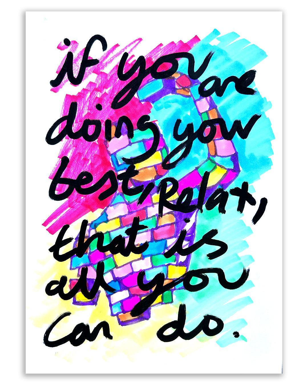 All you can do. Note painting.