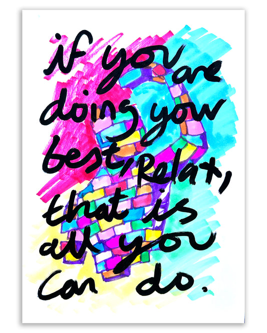 All you can do. Note painting.