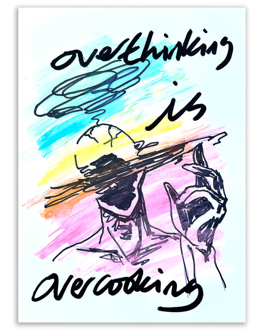Overcooking. Note painting.