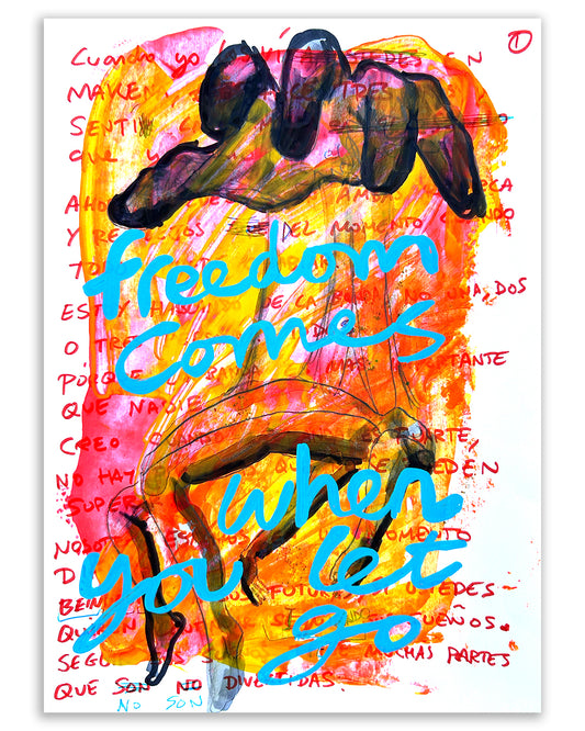 When you let go. Note painting.