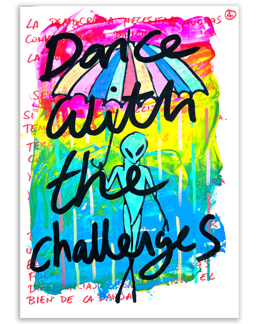 With the challenges. Note painting.