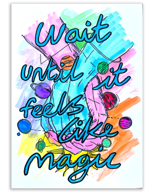 Like Magic. Note painting.