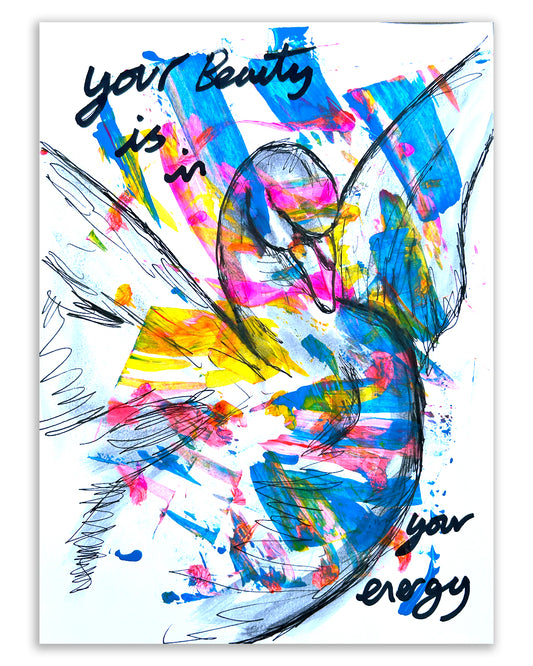 In your energy. Note painting.