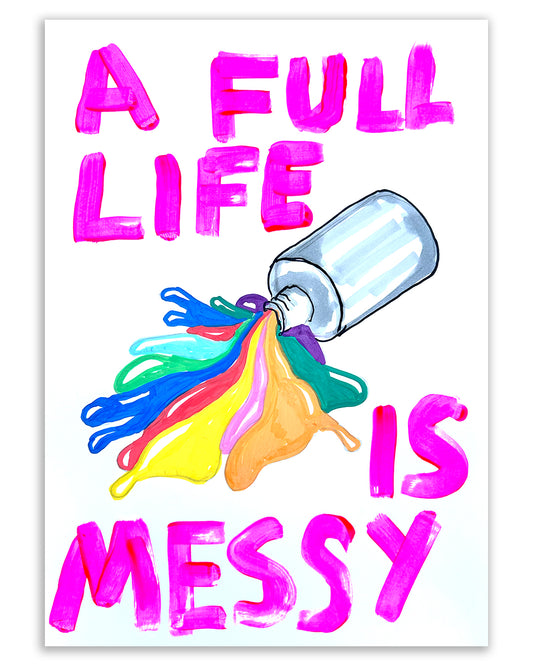 Full life. Note painting