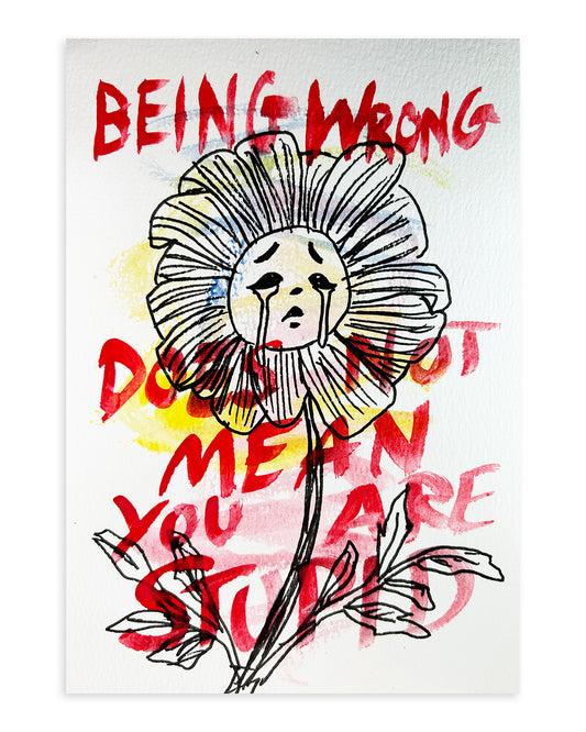 Note Painting. 'Being Wrong'