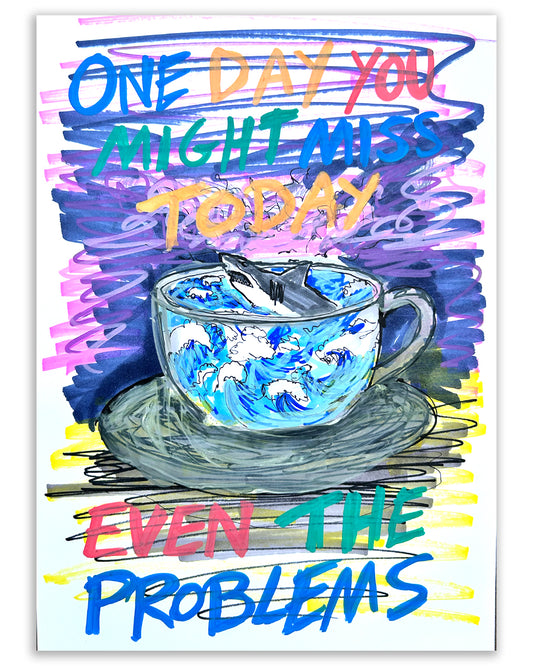 Even the problems. Note painting