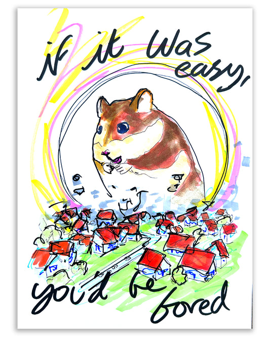 if it was easy. Note painting