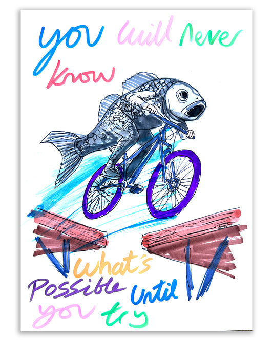 Until you try. Note painting