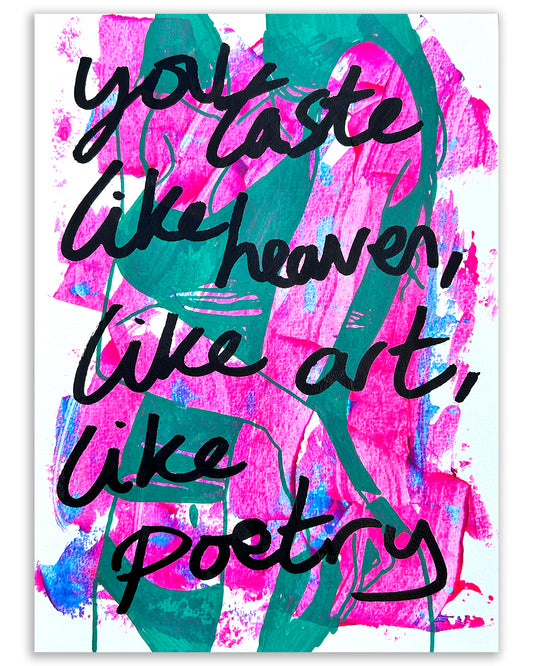 Like heaven. Note painting