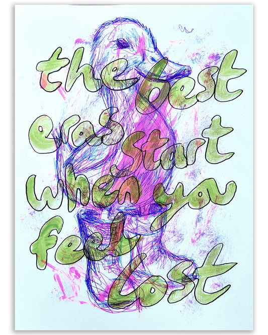 When you feel lost. Note painting