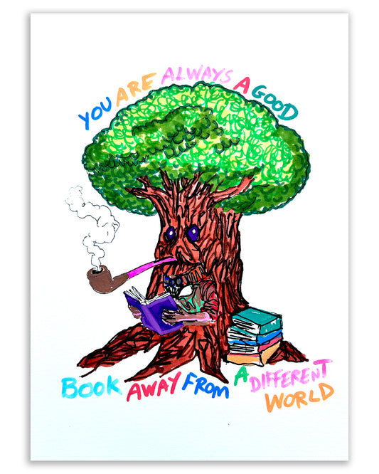 A good book away.  Note painting.