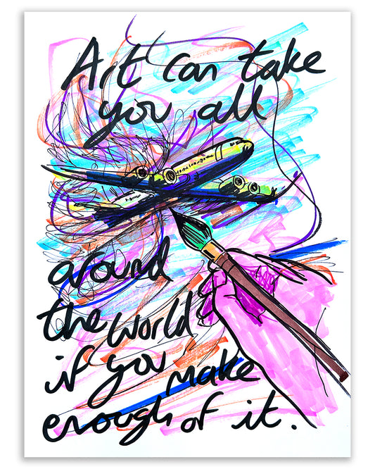 If you make enough of it. Note painting