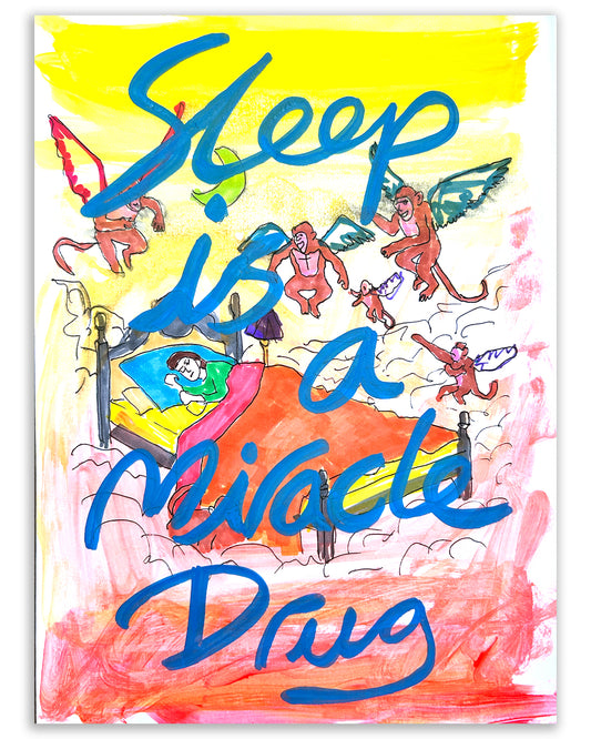 Miracle drug. Note painting