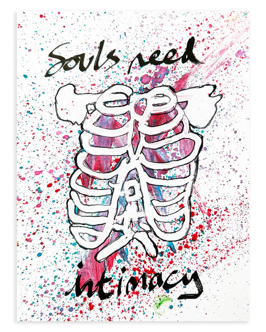 Note Painting. 'Souls need'