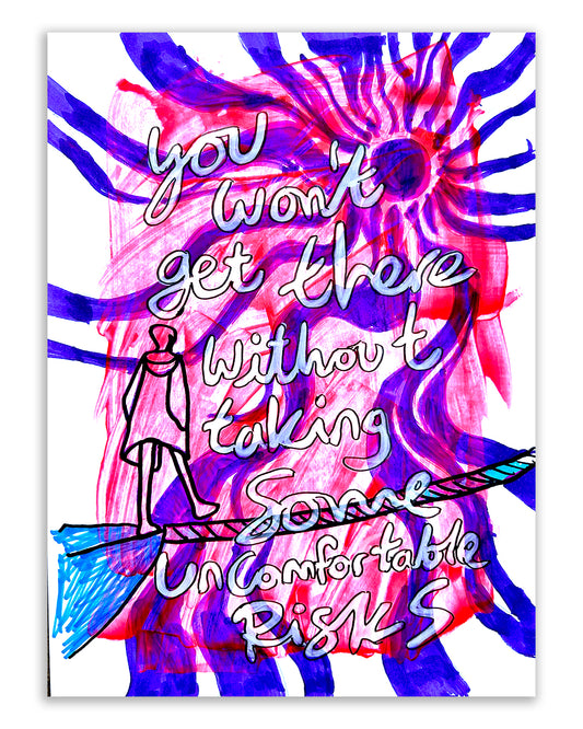 Risks. Note painting.