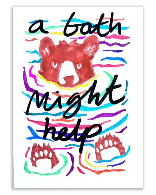 Bath might help. Note painting.