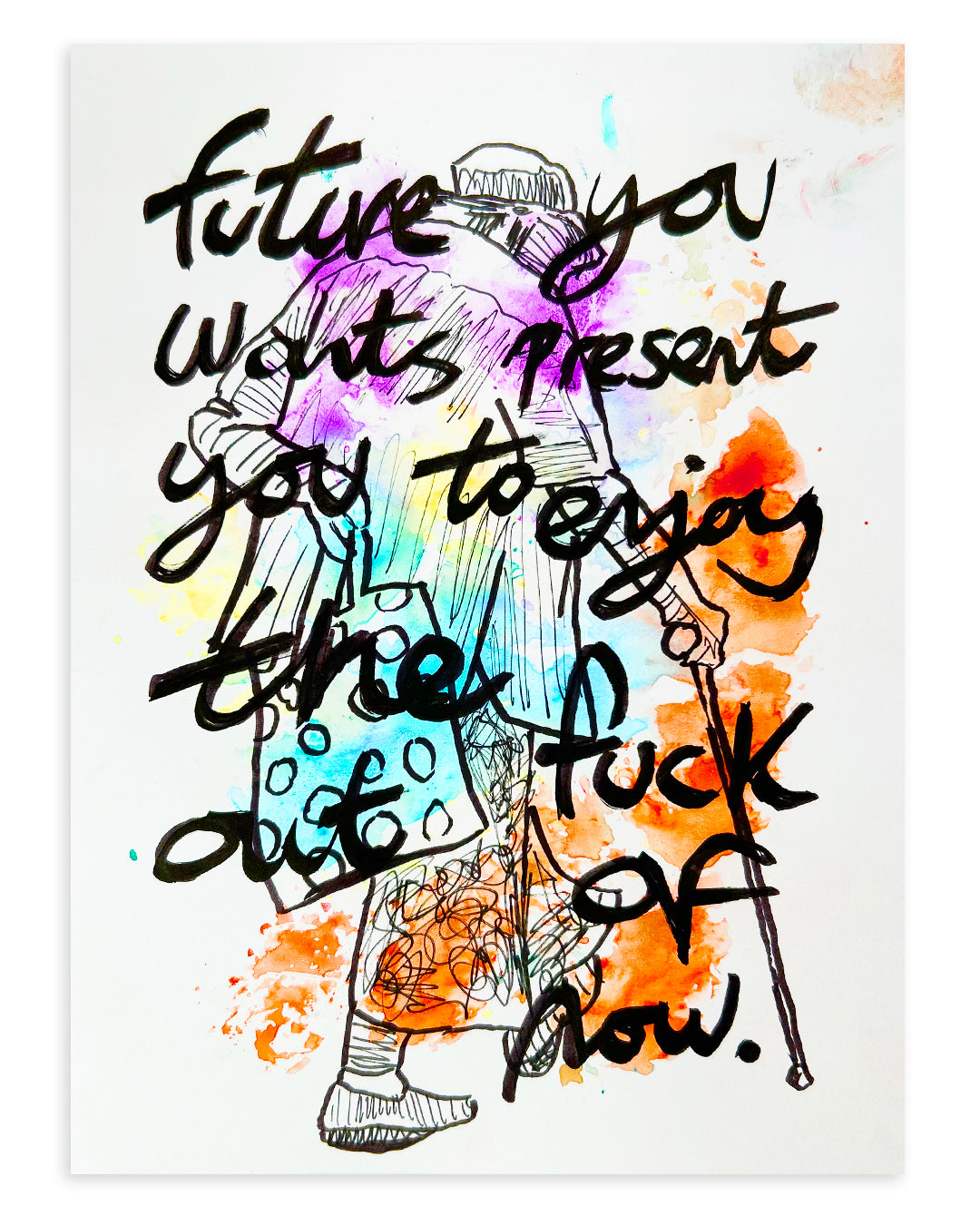 Note Painting. 'Future you'