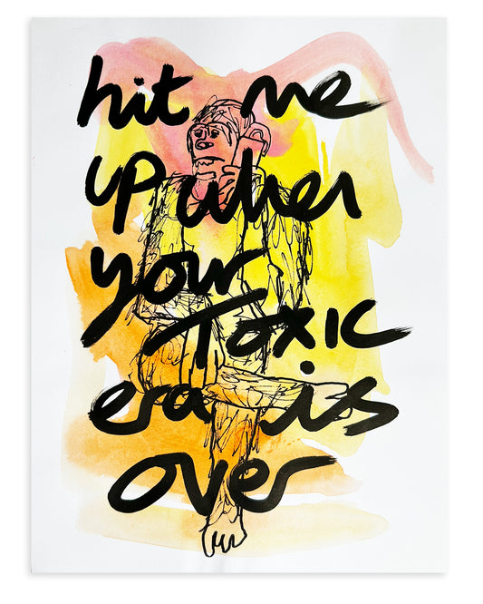 Note Painting. 'Hit me up'