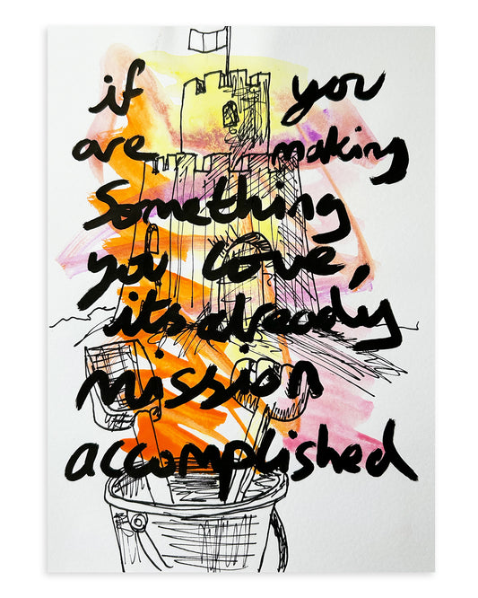 Note Painting. 'Something you love'