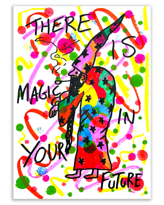Magic in your future. Note painting.