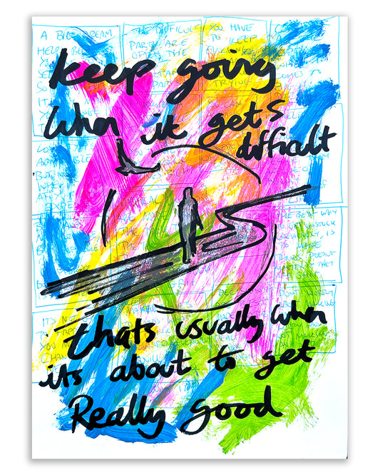 Keep going. Note painting.