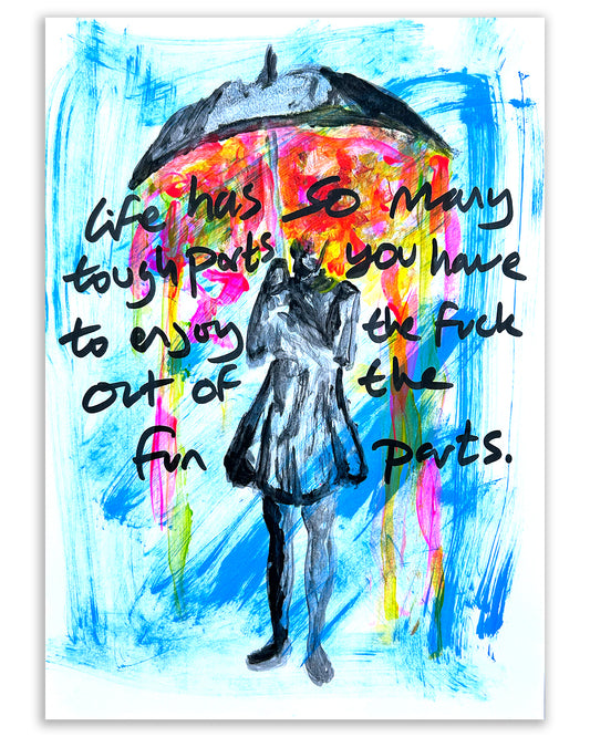 Enjoy the fun parts. Note painting.