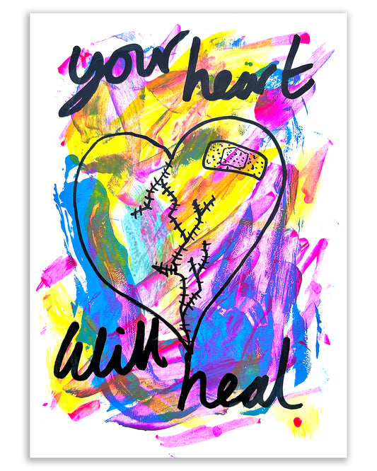 Will heal. Note painting.