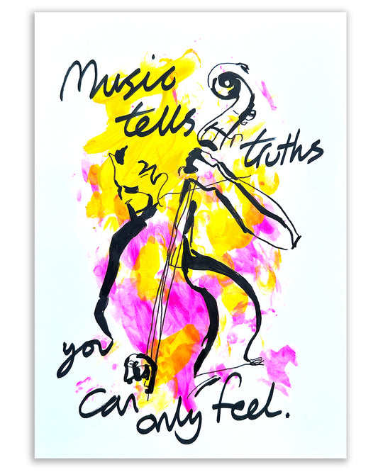 Truths you can only feel. Note painting.