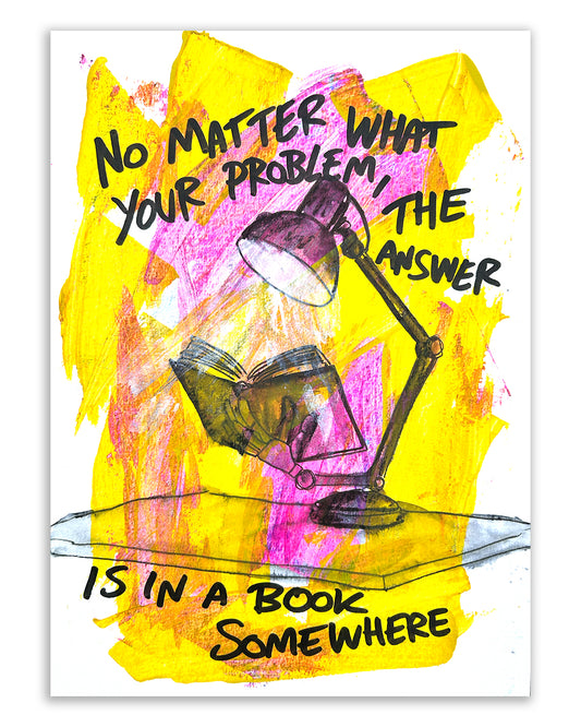 In a book somewhere. Note painting.