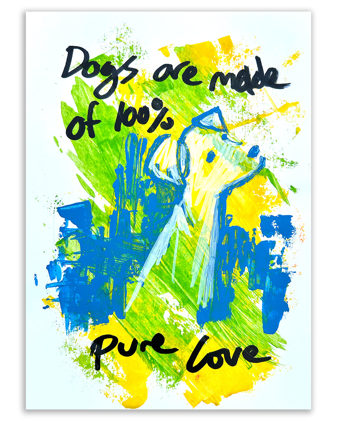 100% pure love.  Note painting.