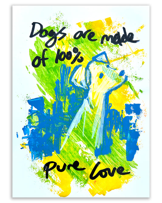 100% pure love.  Note painting.