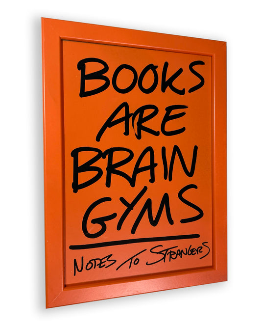 Brain Gyms. Hand painted frame.