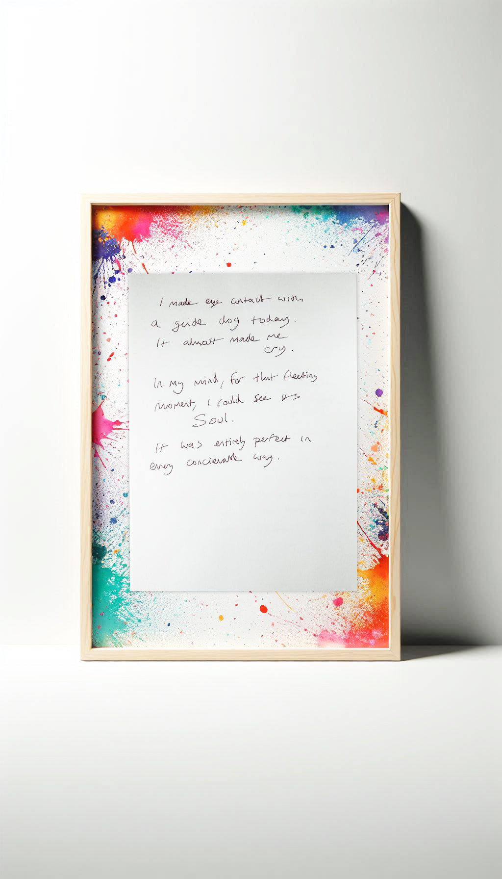 1 copy of Lowercase Notes to Strangers + 1 signed original book artwork.