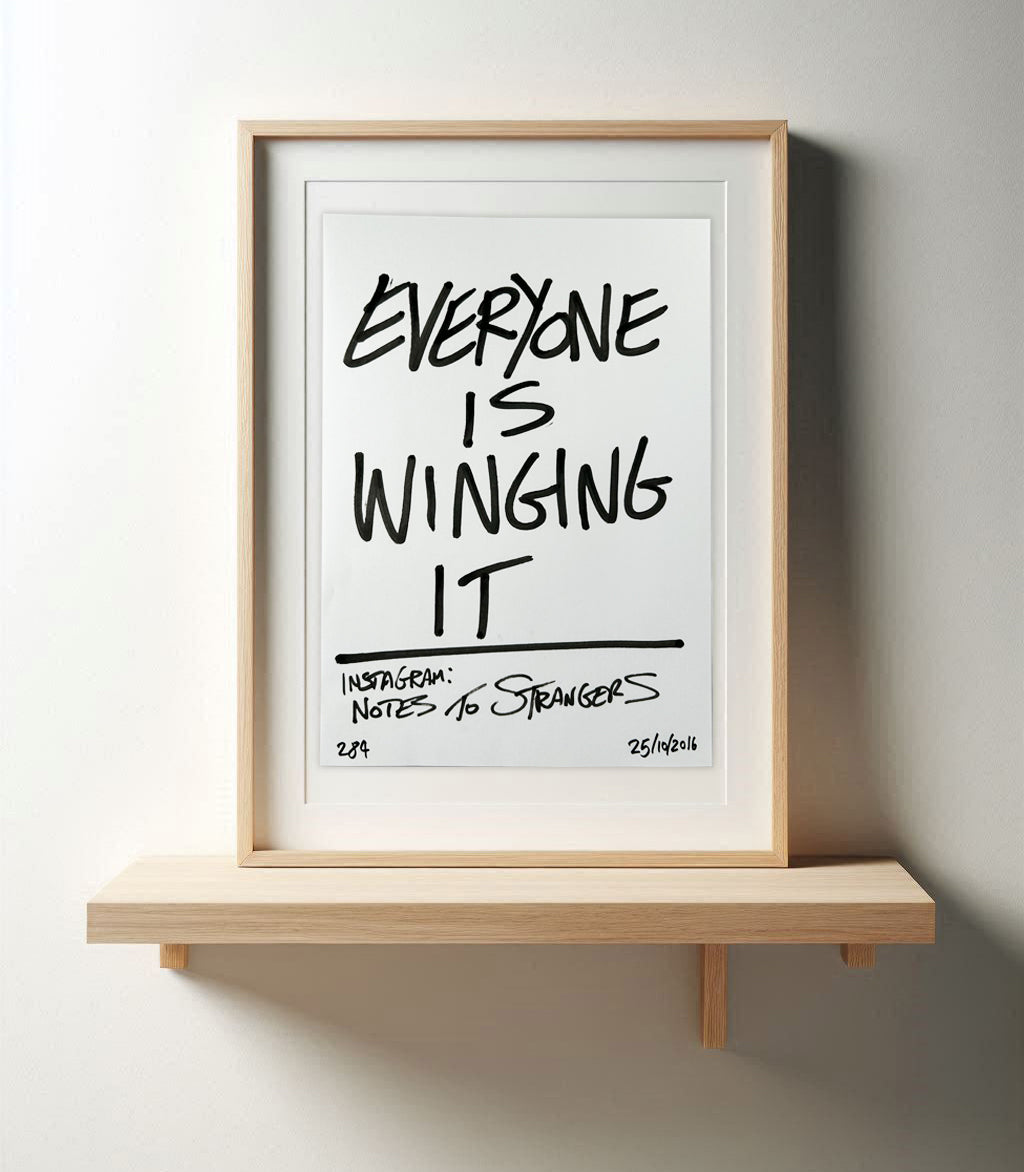 1 copy of Notes to Strangers the book + 1 signed original book artwork.