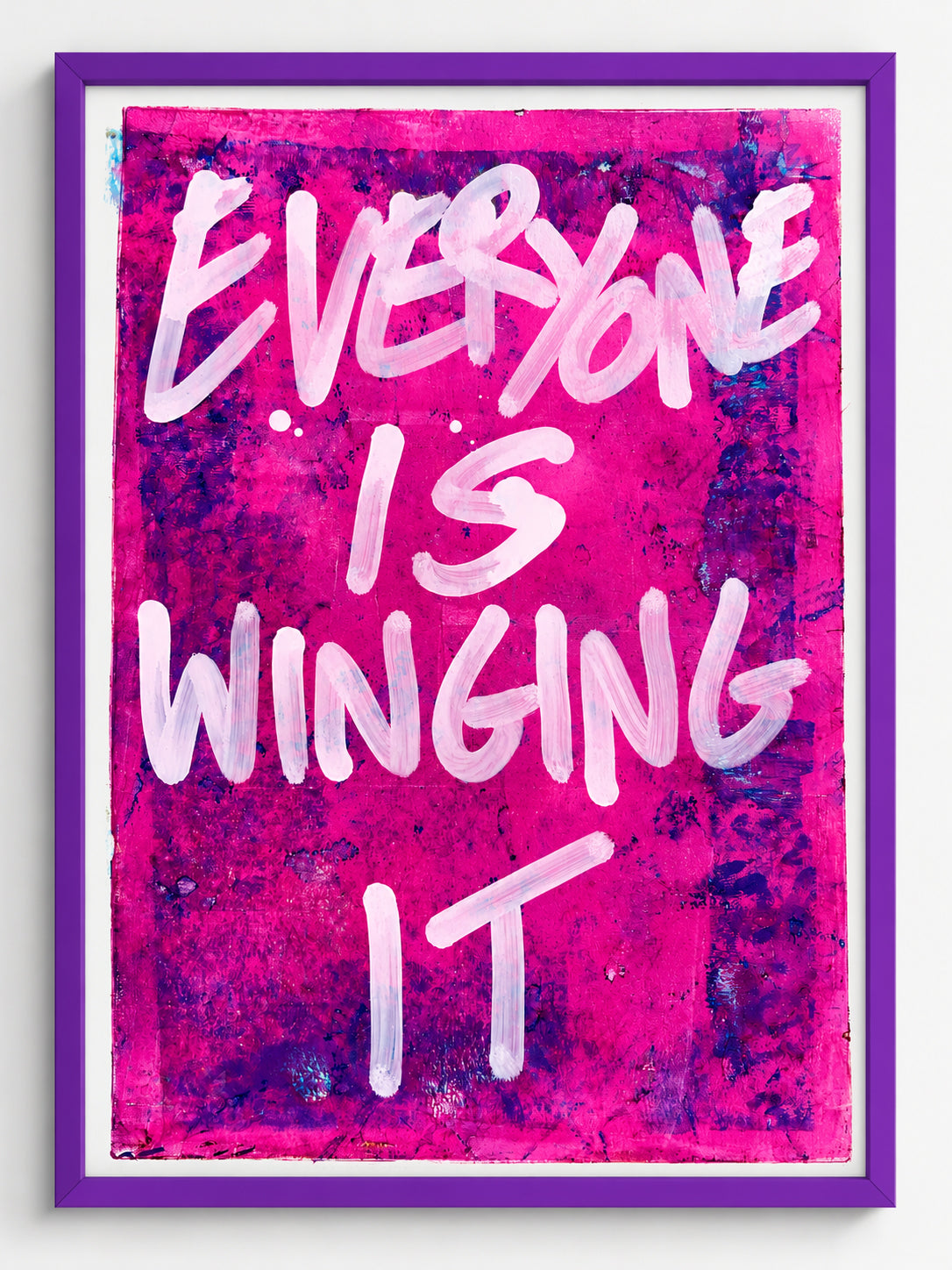 Everyone is winging it