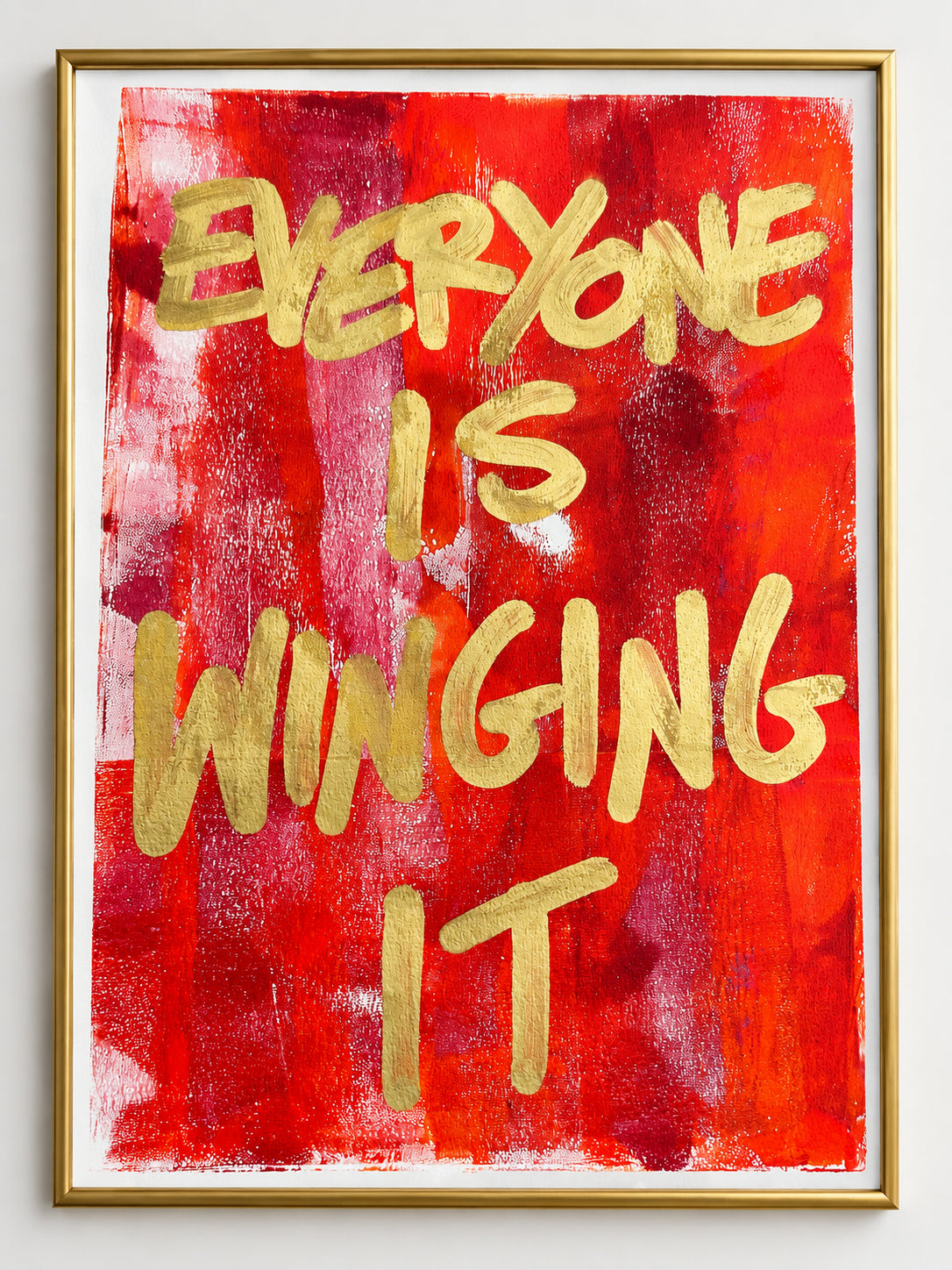 Everyone is winging it