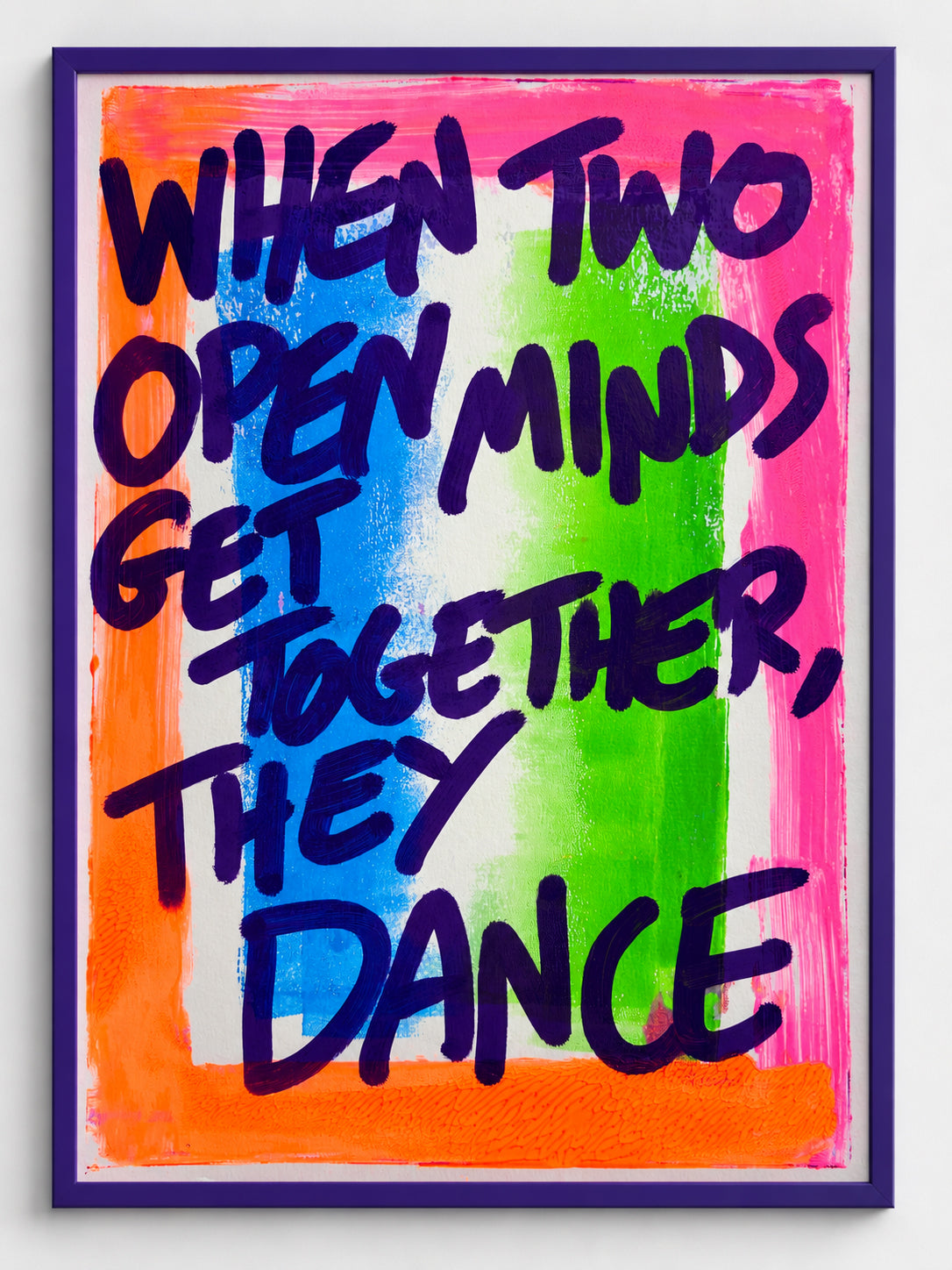 When two open minds get together, they dance