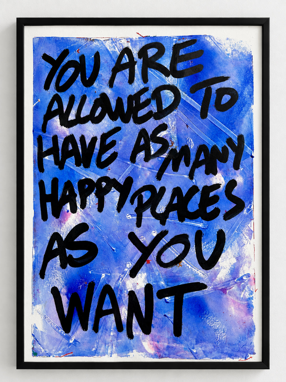You are allowed to have as many happy places as you want